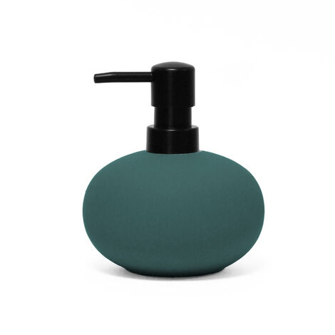 Distributeur de savon en gres 12 cm Mambos emeraude (1/2)