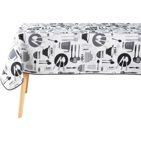 Le Linge De Jules Tischdecke – Schmutzabweisend, Biloba Grün, 150x240 Cm