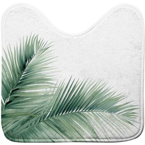 Tapis contour de WC 45 x 45 cm Havane (1/4)