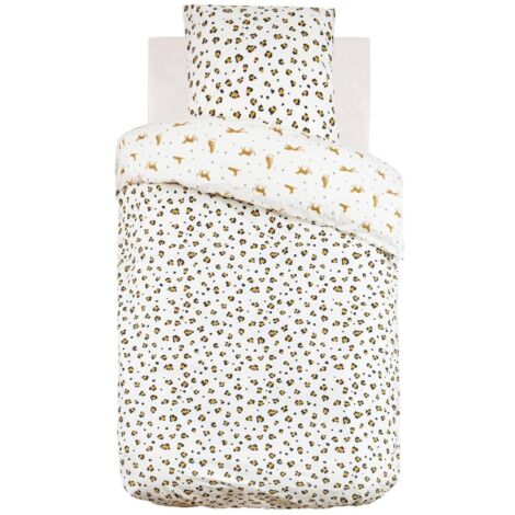 Housse De Couette Réversible Minnie Mouse 140x200 Cm - 100% Microfibre Polyester - Douce Et Lavable Machine 30°C