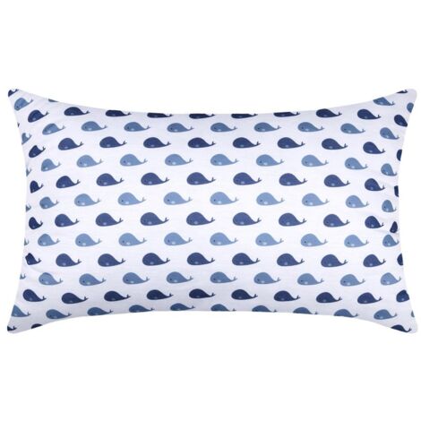 Coussin 30 x 50 cm Wally petite baleine (1/5)