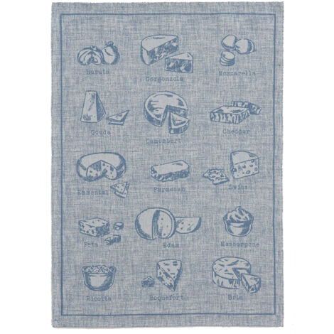 Torchon Imprimé Jacquard "Savon Bleu" 48x70 Cm - Thème Savon De Marseille Provençal - Coton Qualité Supérieure - 5