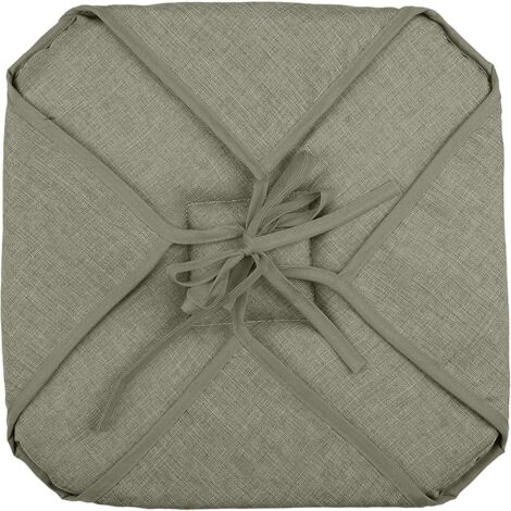 Coussin De Chaise Carrés Pour Intérieur Et Extérieur,Galette Chaise Déhoussable Et Lavable En