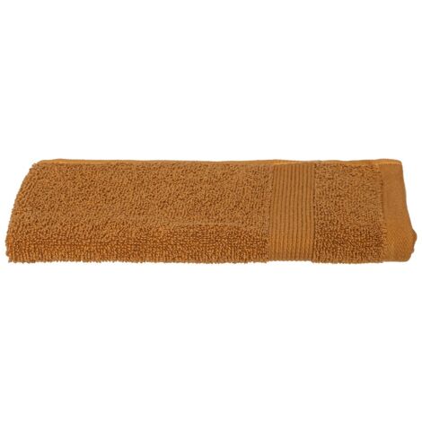 Serviette de toilette invite 30 x 50 cm Couleur moderne cannelle (1/2)
