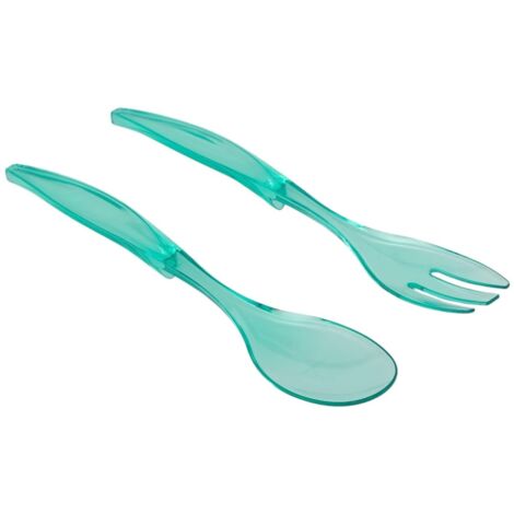 Lot de 2 couverts a salade 6 x 29 cm Grand Chef menthe (1/2)