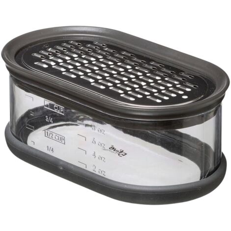 Rape en inox avec boite de récupération 7 x 14 cm gris (1/2)