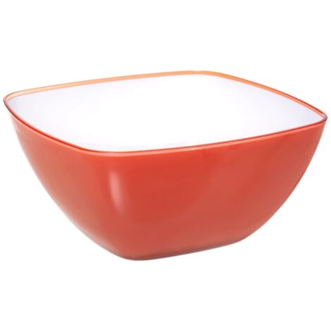 Saladier square Jaune 25 cm