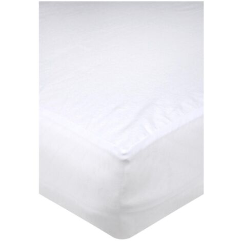Protege matelas en molleton 90 x 190 cm Carlyne