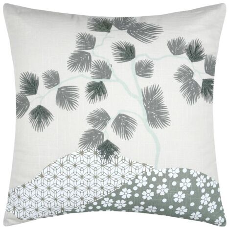 Coussin Youki 40 x 40 cm jade (1/3)