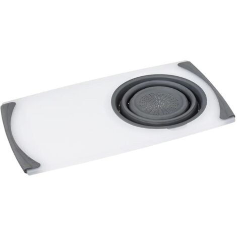 Planche a decouper avec passoire pliante 50 cm (1/3)