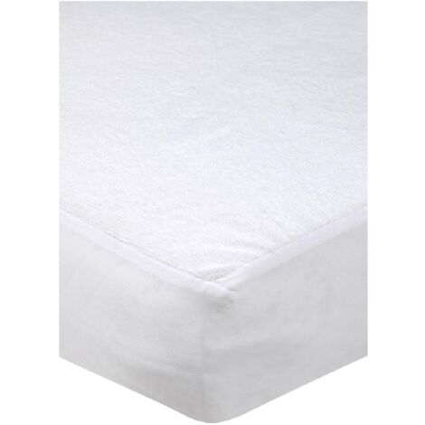 Protege matelas eponge 90 x 190 cm Soni (1/3)