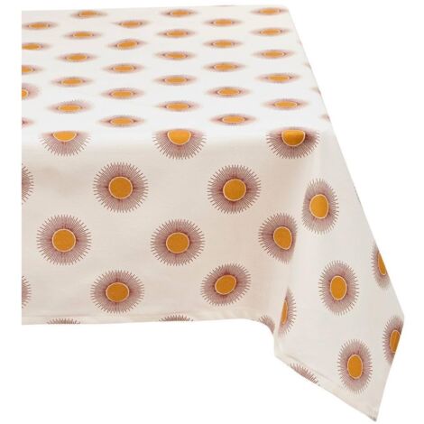 Nappe en coton 150 x 250 cm Soleil (1/3)