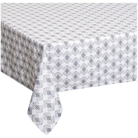 Nappe imprimée carreaux vintage 140 x 240 cm (1/3)