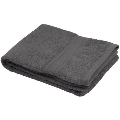 Serviette de toilette 70 x 140 cm Laguna Anthracite (1/3)