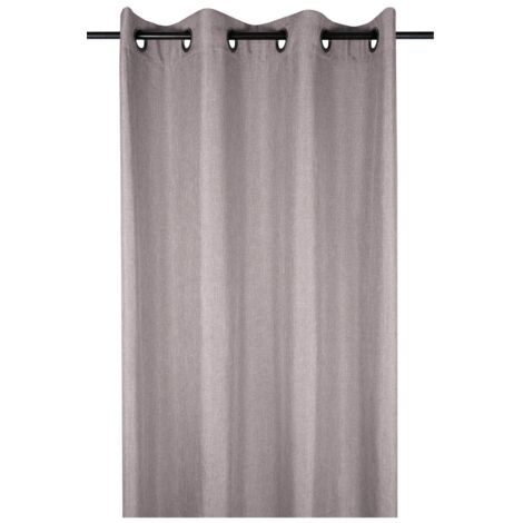 1 Rideau 140 x 260 cm Bea taupe (1/3)