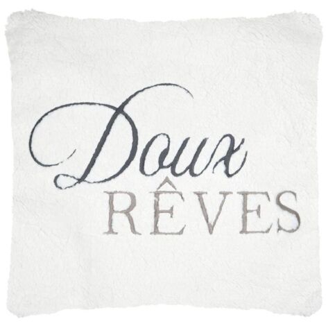Coussin 45 x 45 cm sherpa doux reves (1/5)