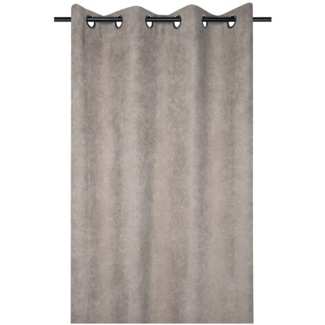 Rideau a oeillets 140 x 260 cm cotele Antoine Beige