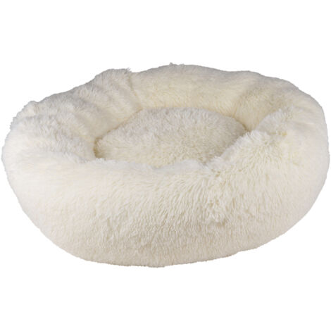 Coussin rond Chat ou Chien 95 cm Relax Ecru (1/5)