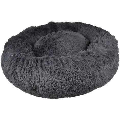 Coussin rond Chat ou Chien Relax Anthracite (1/5)