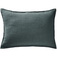 Taie oreiller Lin lave Soline 50 x 70 cm Ardoise