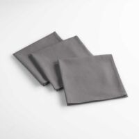 3 Serviettes de table Aubelines anthracite