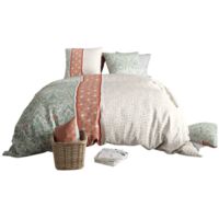 Housse couette + 2 taies 260 x 240 cm Arabesque