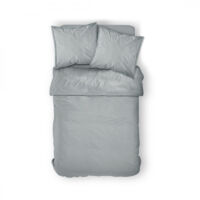 Housse de couette 2 personnes 240 x 220 cm Zinc