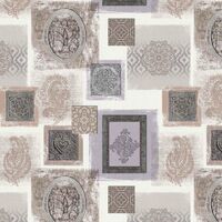 Nappe Toile cirée au mètre Galante Naturel