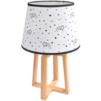 Lampe pied bois enfant