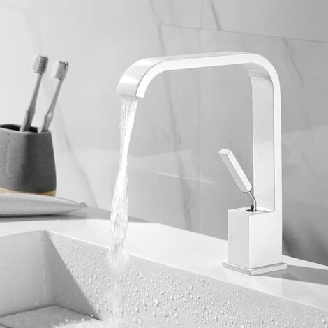 hansgrohe Talis E Mitigeur de lavabo 110, avec tirette et vidage, blanc mat, 71710700