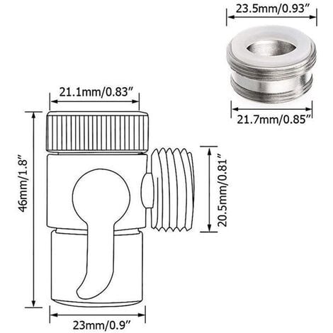 Rallonge de tuyau de douche en laiton chromé, connecteur de douche, joint  d'extension pour tuyau d'entrée d'eau, accessoires de tuyaux, G1, 2, 1  pièce - AliExpress