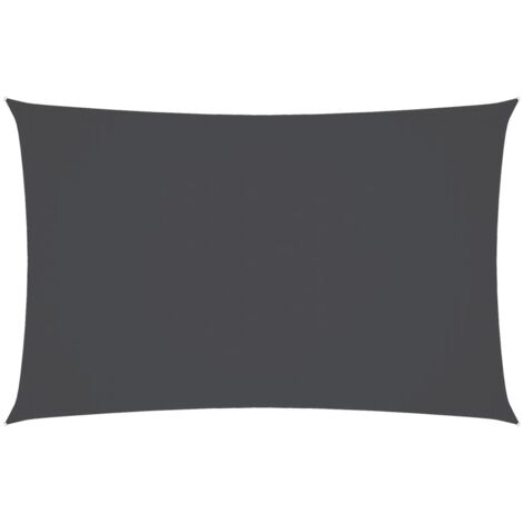 INLIFE Voile de parasol Tissu Oxford rectangulaire 3x6 m Anthracite (1/5)