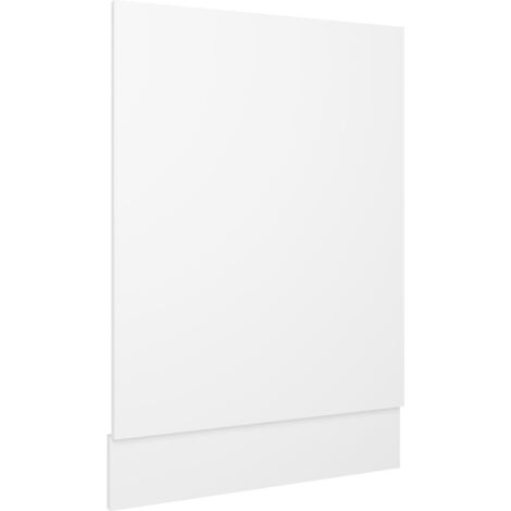 INLIFE Panneau de lave-vaisselle 45x3x67 cm Aggloméré Blanc