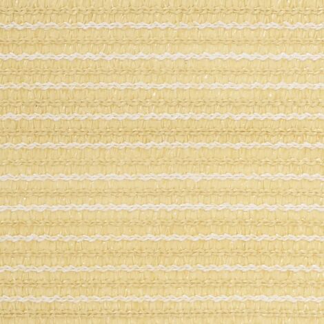 INLIFE Écran de balcon PEHD Beige 75x500 cm (1/5)