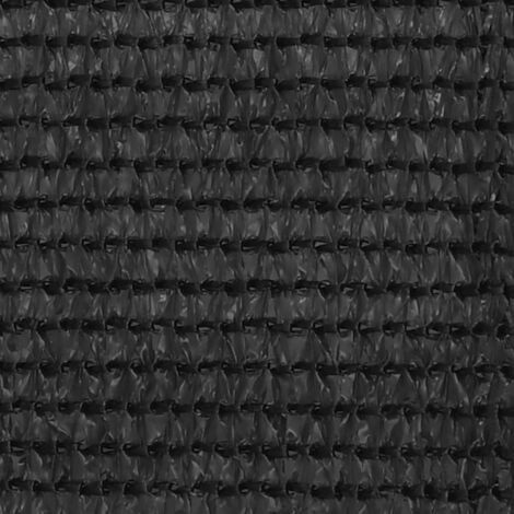INLIFE Écran de balcon PEHD Anthracite 75x500 cm (1/5)