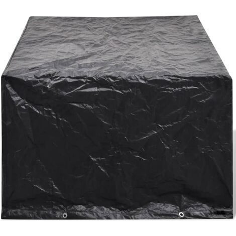 INLIFE Housse de salon de jardin 8 œillets 180x140x90 cm
