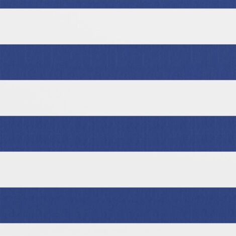 INLIFE Écran de balcon Tissu Oxford Blanc et bleu 90x400 cm (1/5)