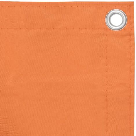 INLIFE Écran de balcon Tissu Oxford Orange 90x500 cm (1/5)