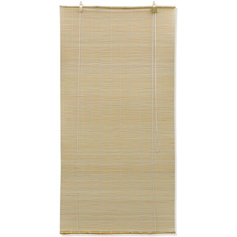 INLIFE Store roulant en bambou 80 x 220 cm Naturel (1/5)
