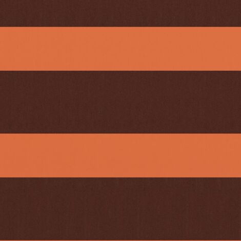 INLIFE Écran de balcon Tissu Oxford Orange et marron 90x500 cm (1/5)