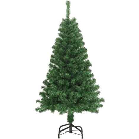 INLIFE Arbre de Noël artificiel avec branches épaisses PVC Vert 150 cm (1/5)