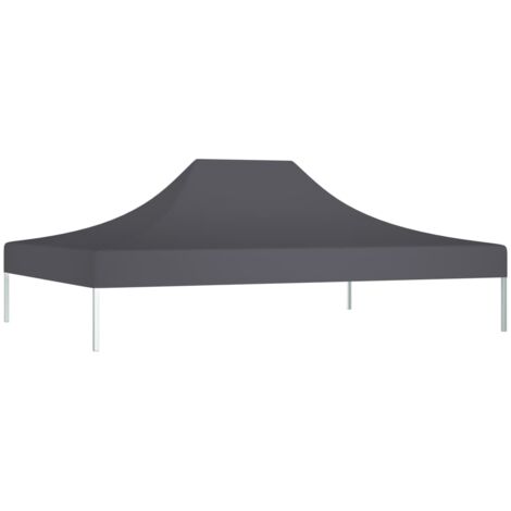 INLIFE Toit de tente de réception 4,5x3 m Anthracite 270 g/m² (1/5)