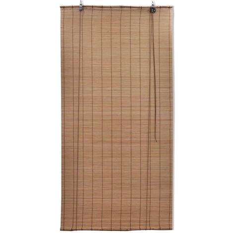INLIFE Store roulant en bambou 100 x 220 cm Marron (1/5)