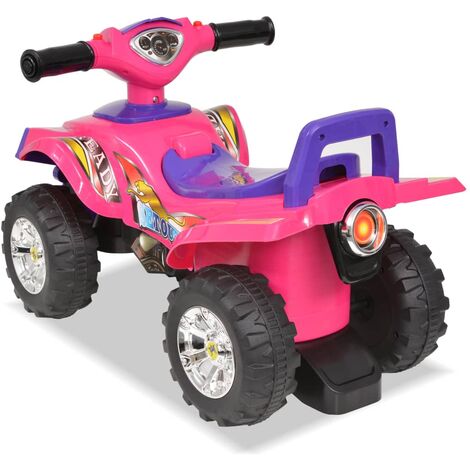 INLIFE VTT pour enfants avec son et lumière Rose et violet (1/5)