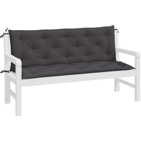 INLIFE Coussin de balancelle Anthracite 150 cm Tissu (1/5)