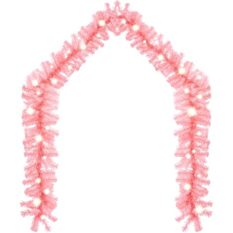 INLIFE Guirlande de Noël avec lumières LED 20 m Rose (1/5)
