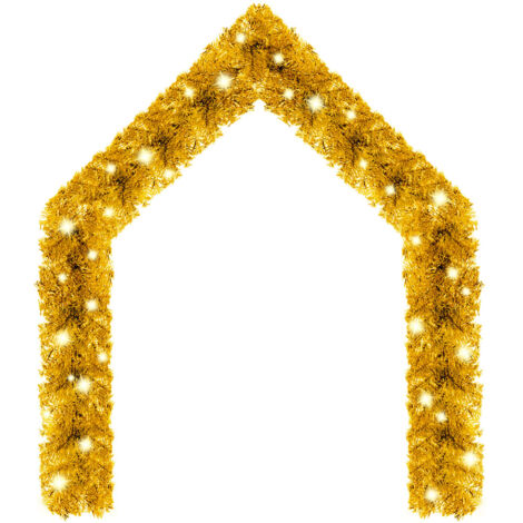 INLIFE Guirlande de Noël avec lumières LED 20 m Doré (1/5)