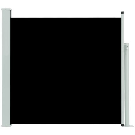 INLIFE Auvent latéral rétractable de patio 170x300 cm Noir