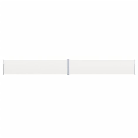 INLIFE Auvent latéral rétractable de patio 170x1200 cm Crème (1/5)