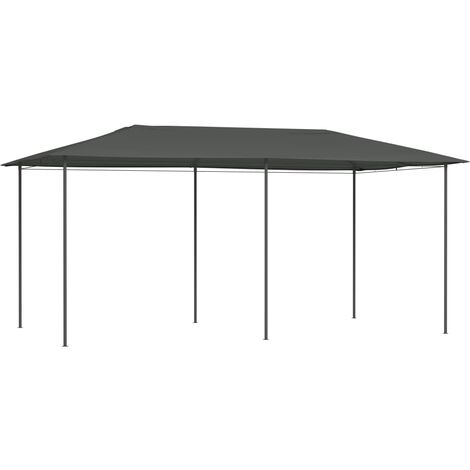 INLIFE Belvédère 3x6x2,6 m Anthracite 160 g/m² (1/4)